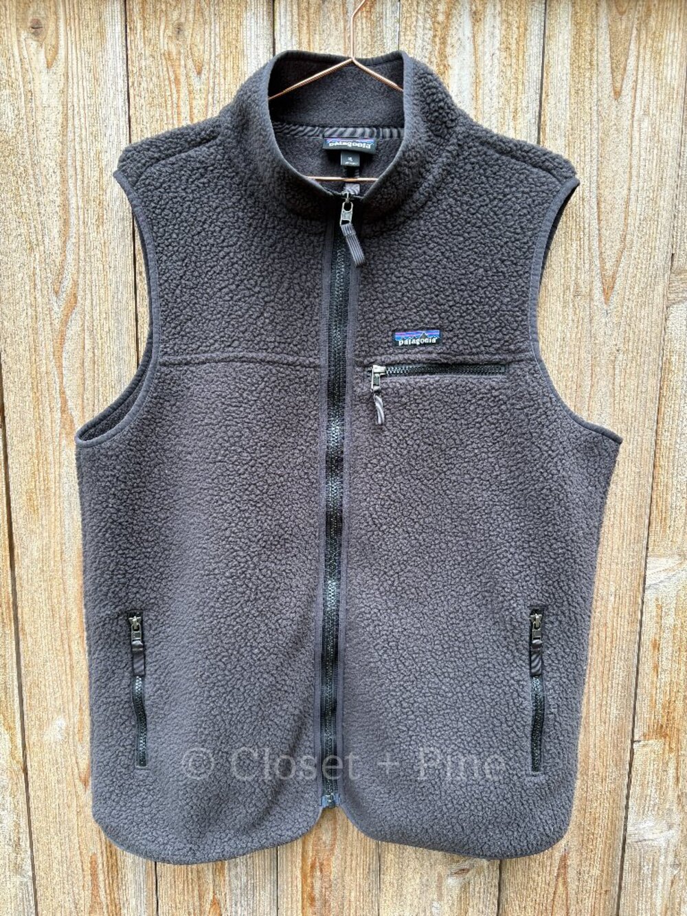 Patagonia Retro Pile Vest Ink Black Size XL Fleece - Picture 3 of 13